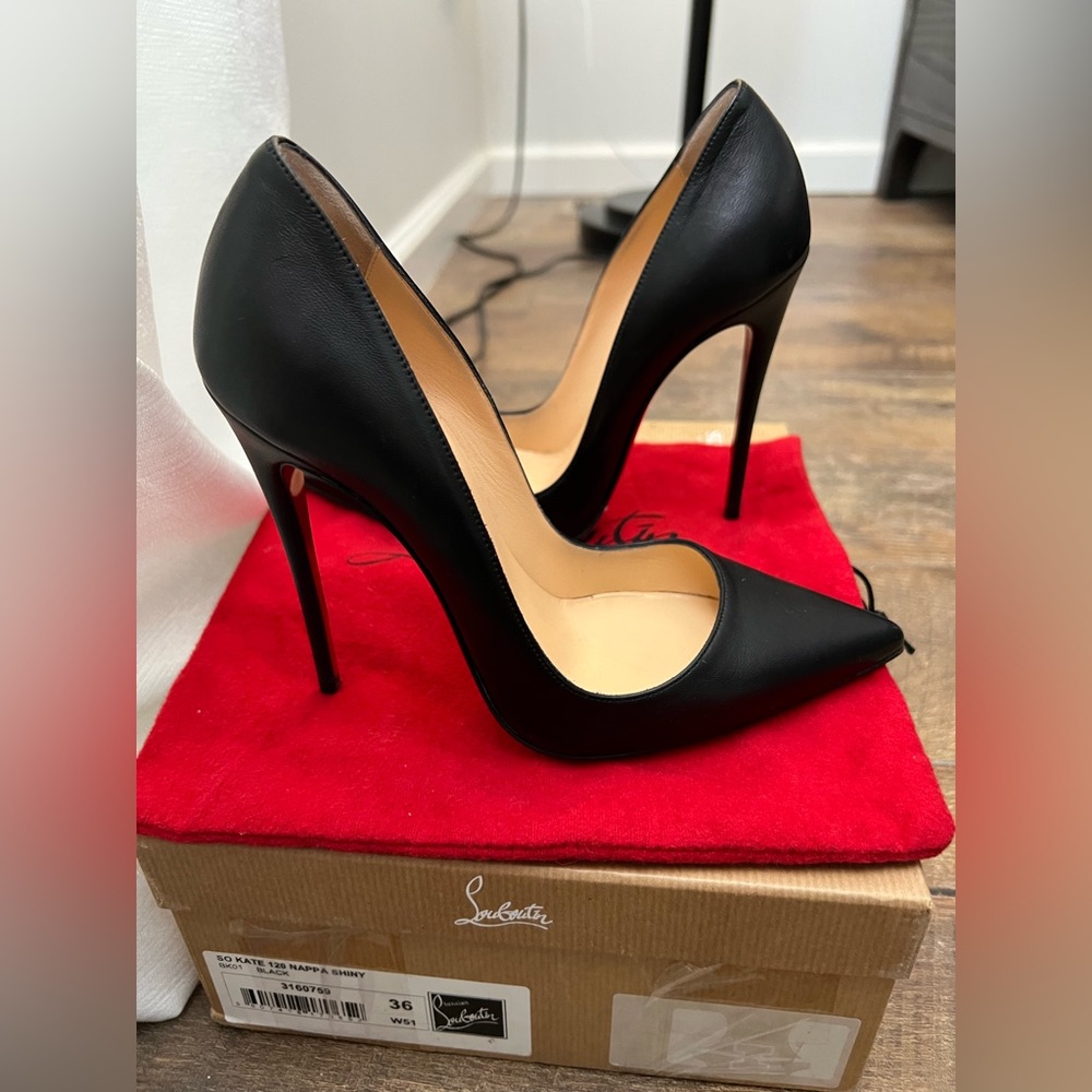 So kate 120mm Nappa shiny black